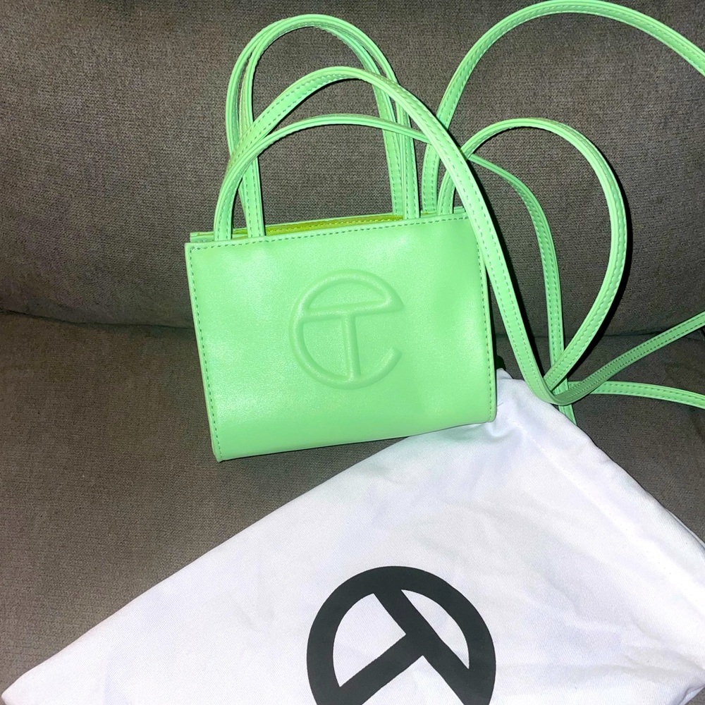 TELFAR Small Double Mint Shopping Bag